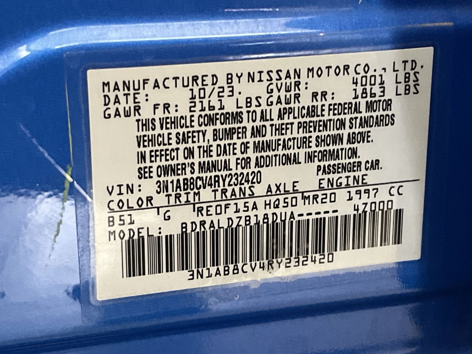 2024 Nissan Sentra SV