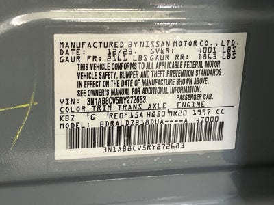 2024 Nissan Sentra SV