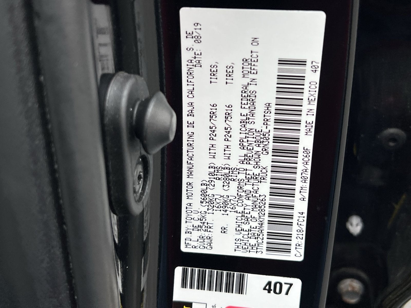 2019 Toyota Tacoma SR5
