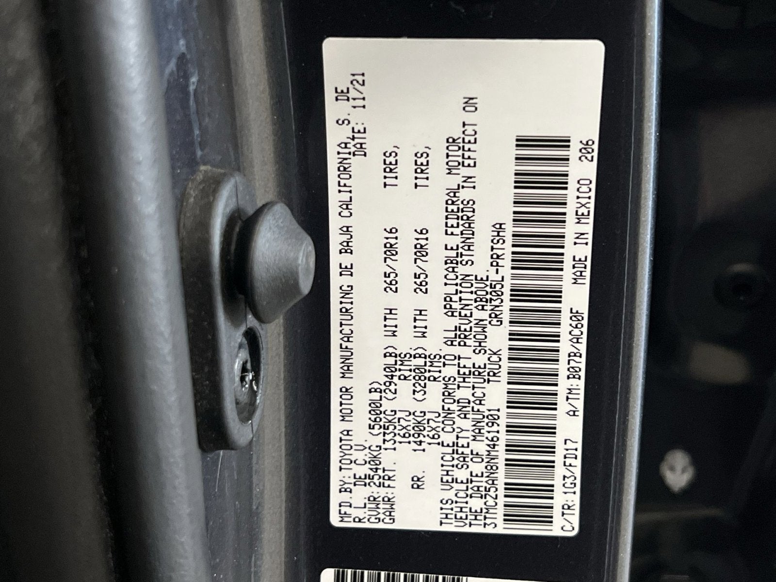 2022 Toyota Tacoma SR - Photo 34