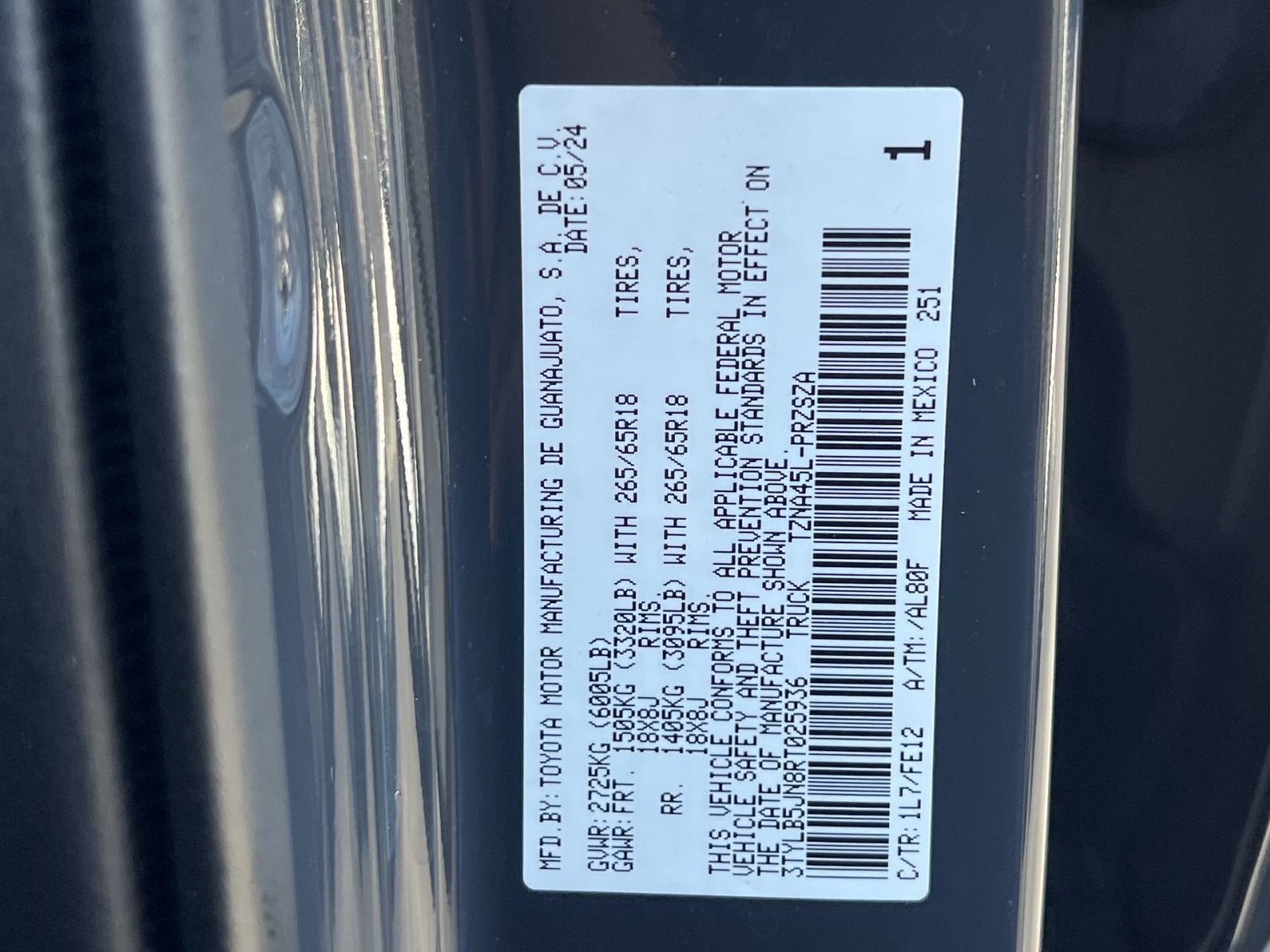 2024 Toyota Tacoma TRD Sport