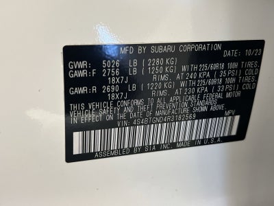 2024 Subaru Outback Limited XT