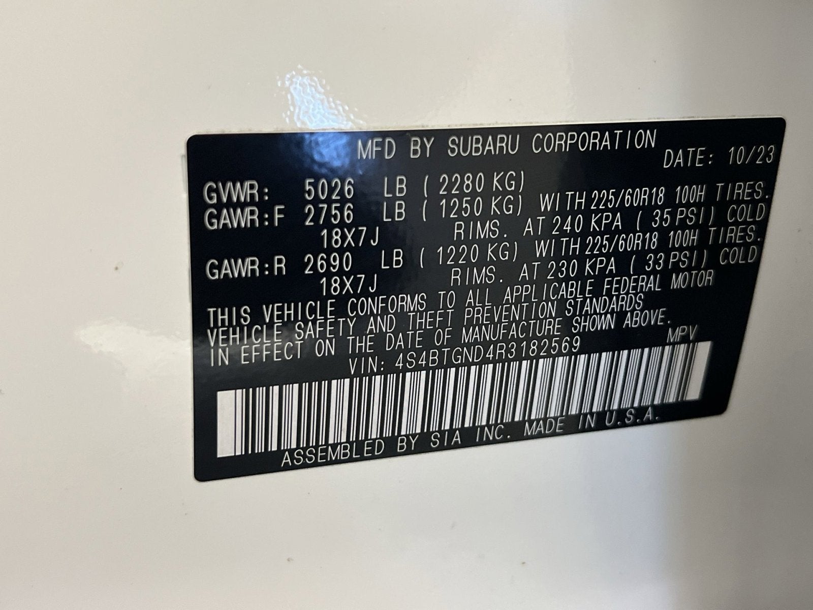 2024 Subaru Outback Limited XT