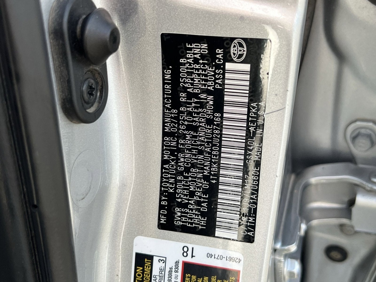 2018 Toyota Avalon Limited