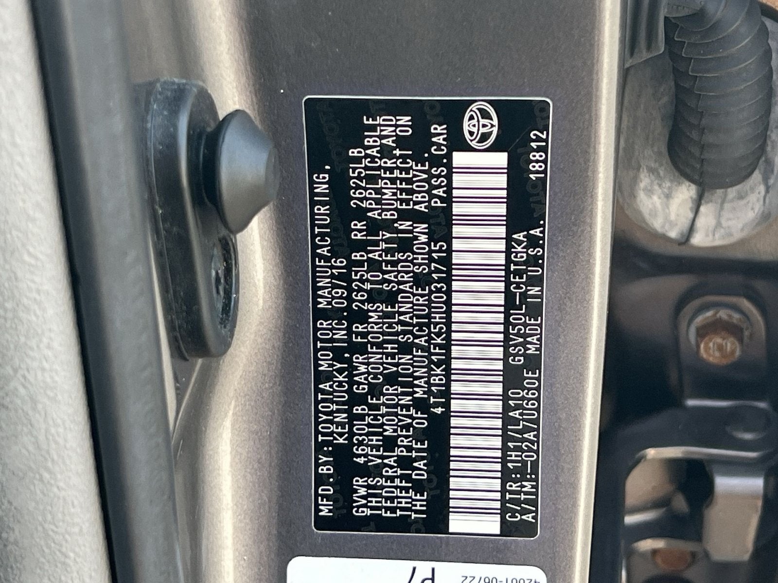 2017 Toyota Camry XLE