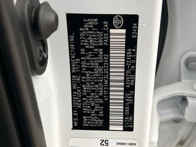 2020 Toyota Camry Hybrid XLE