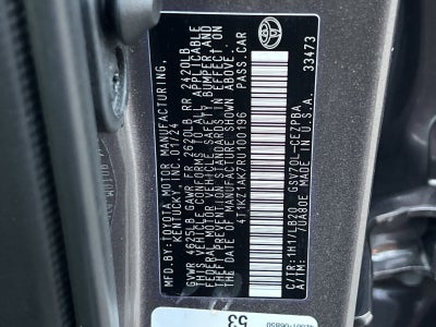 2024 Toyota Camry XSE V6