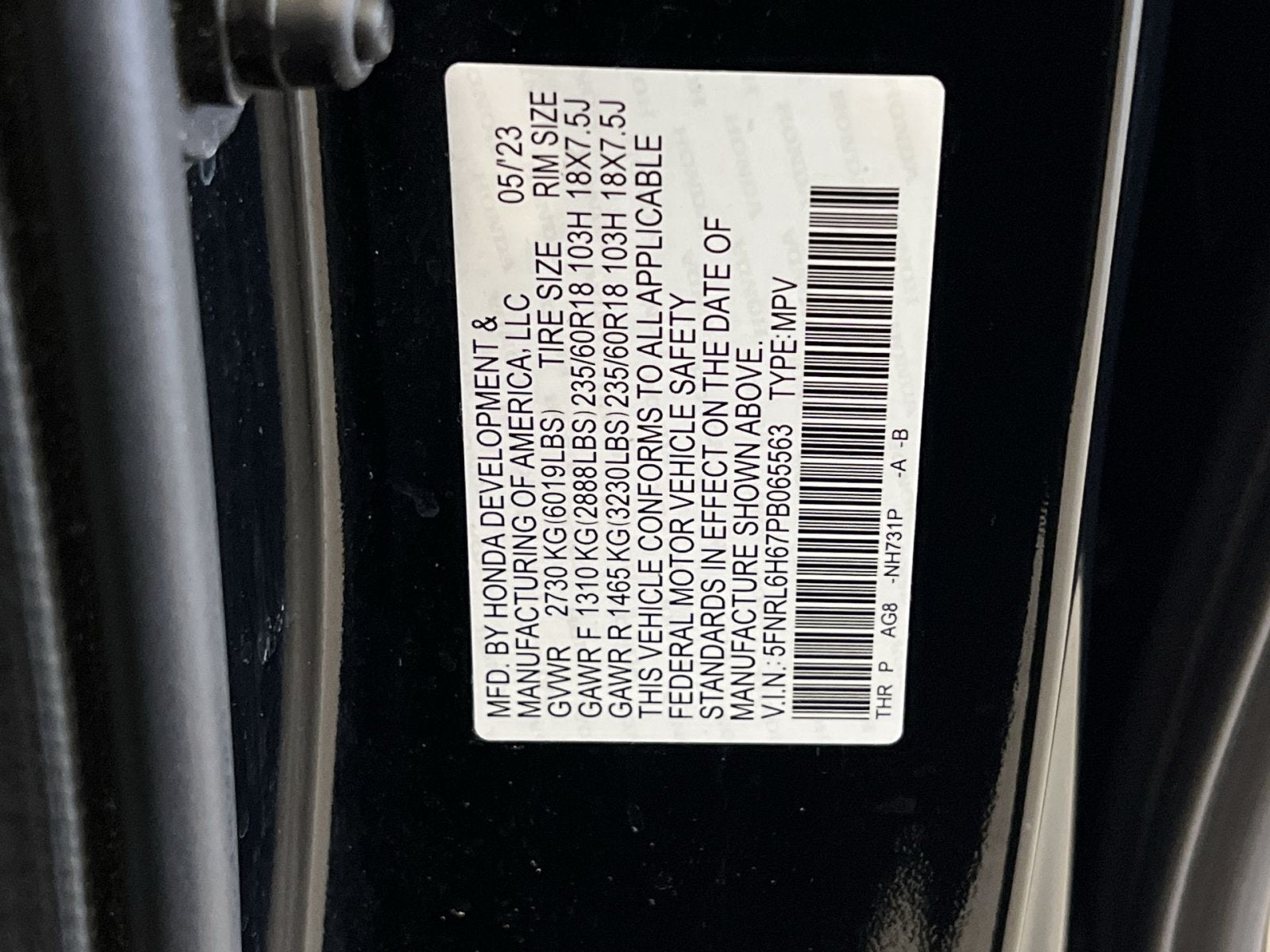 2023 Honda Odyssey EX-L