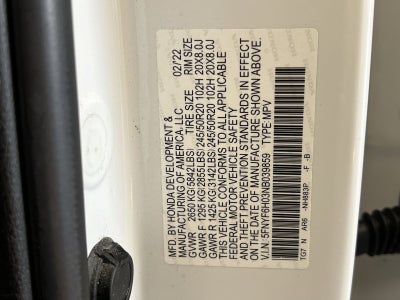 2022 Honda Pilot Elite