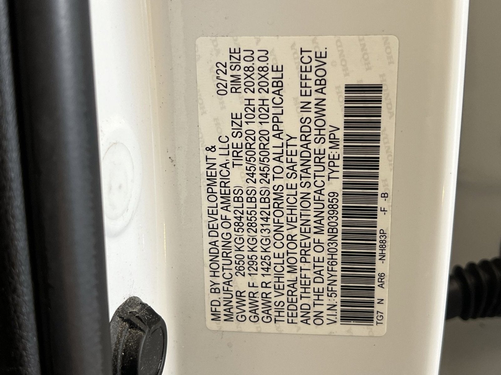 2022 Honda Pilot Elite