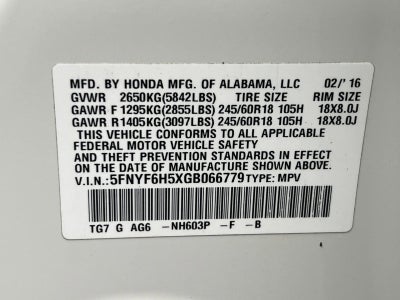 2016 Honda Pilot EX-L