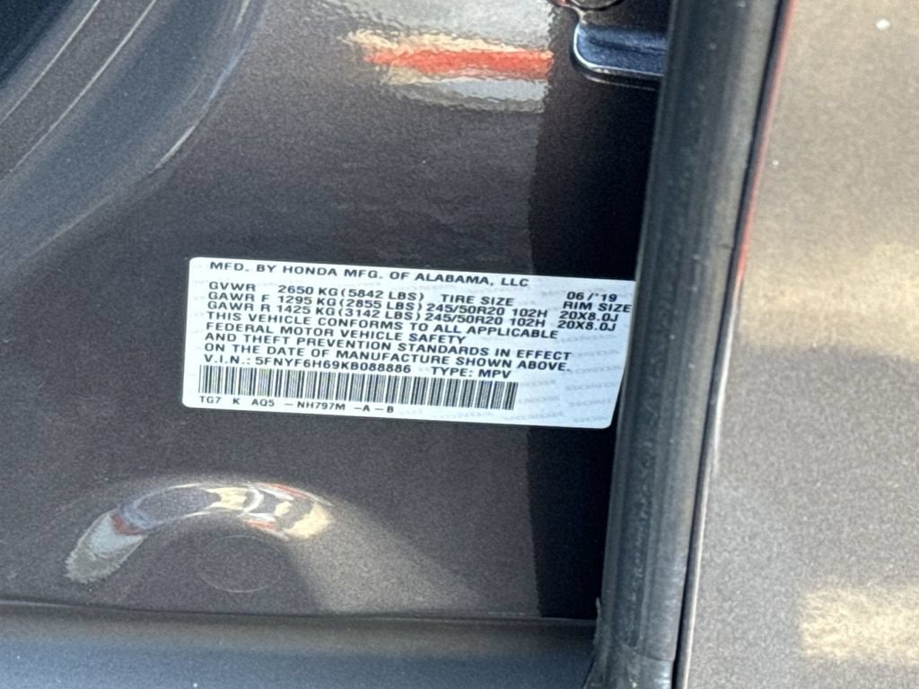 2019 Honda Pilot Touring