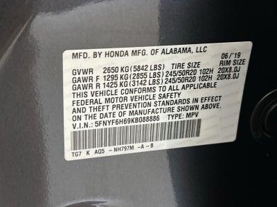 2019 Honda Pilot Touring
