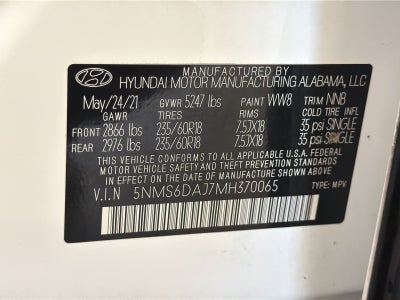 2021 Hyundai Santa Fe SEL