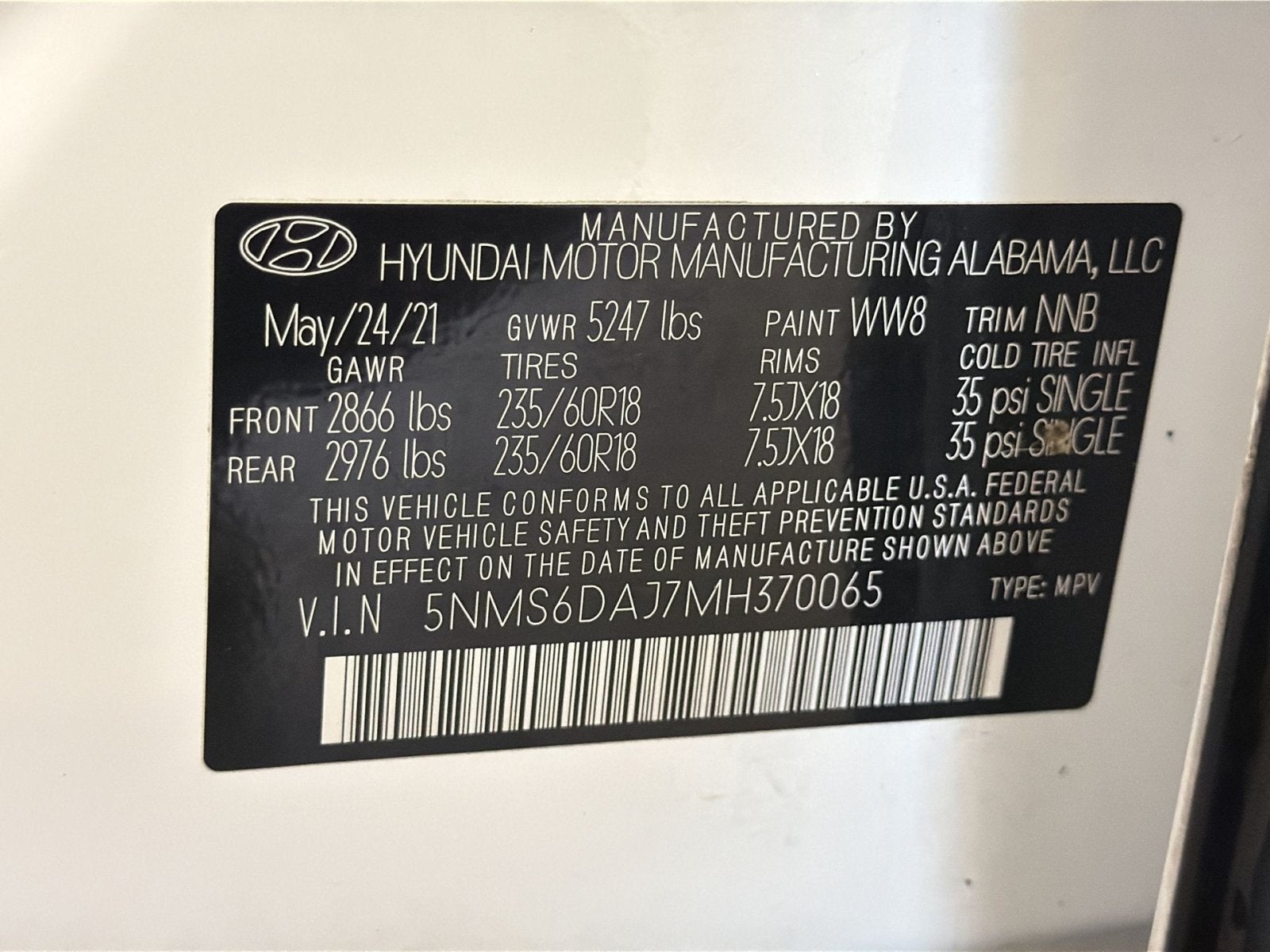 2021 Hyundai Santa Fe SEL