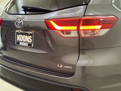 2019 Toyota Highlander LE Plus