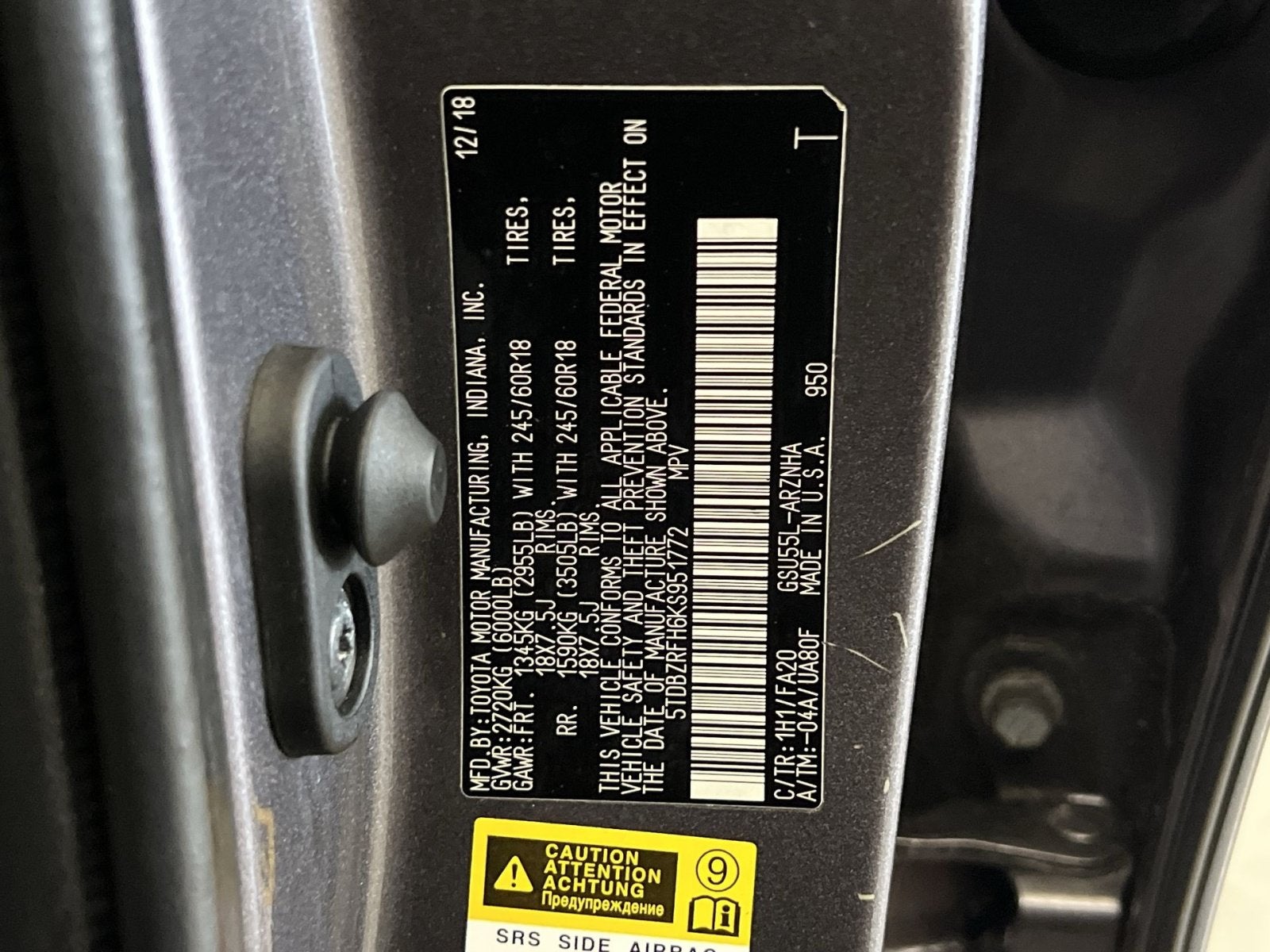 2019 Toyota Highlander LE Plus
