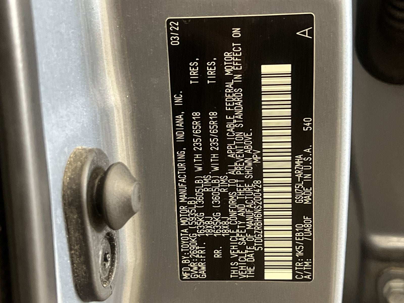 2022 Toyota Highlander XLE