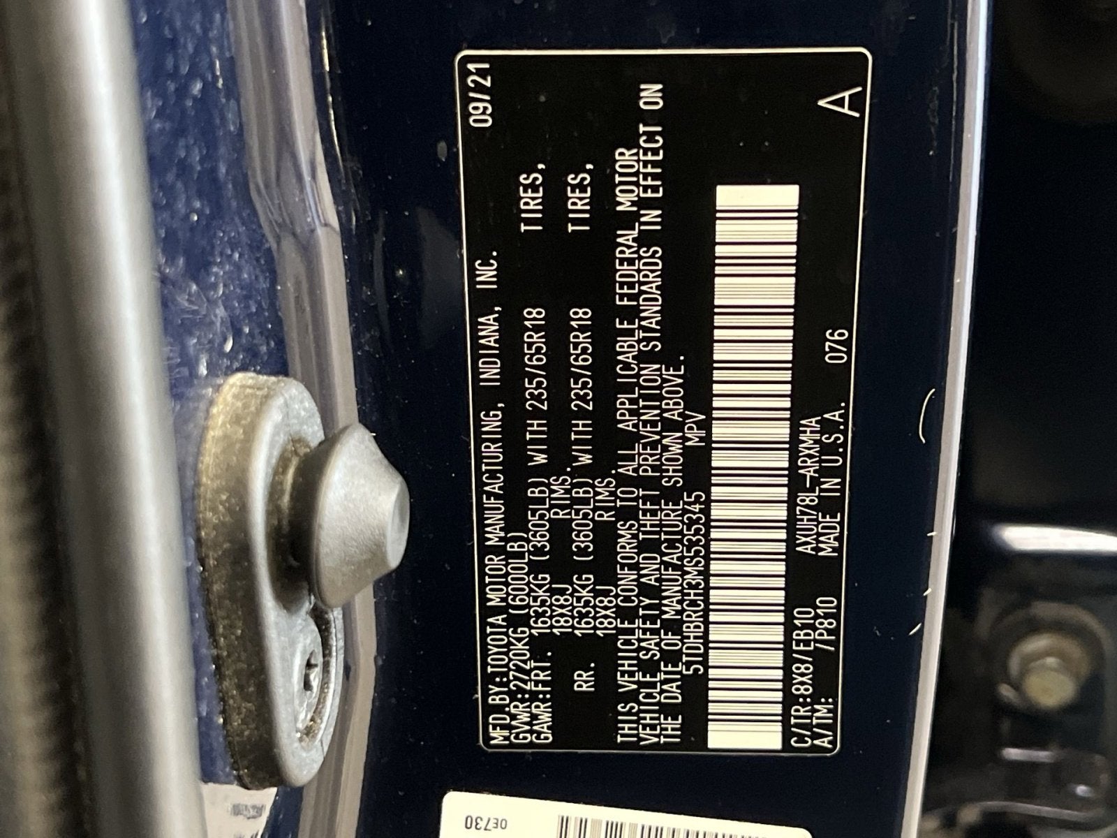 2021 Toyota Highlander Hybrid XLE