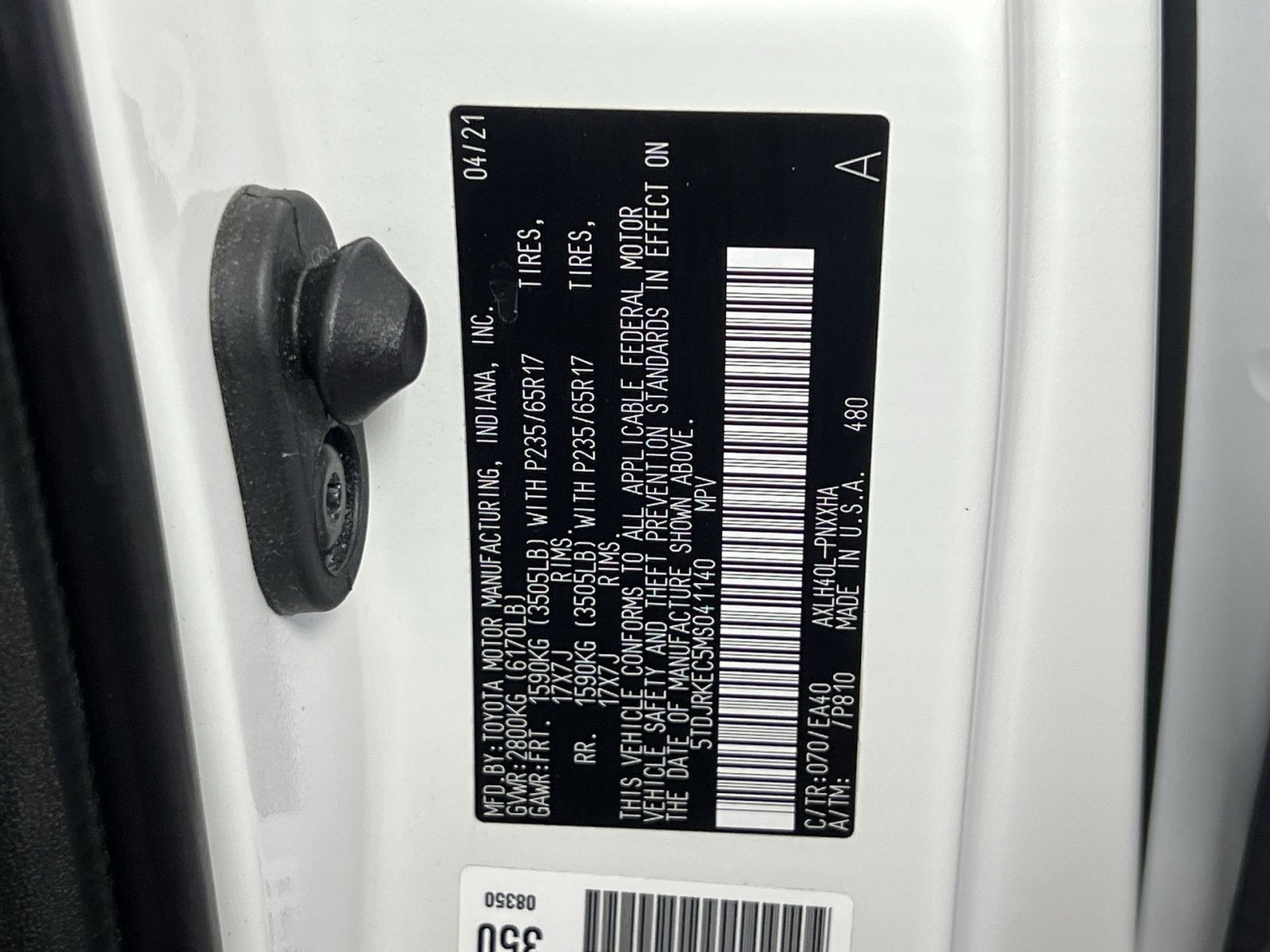 2021 Toyota Sienna XLE