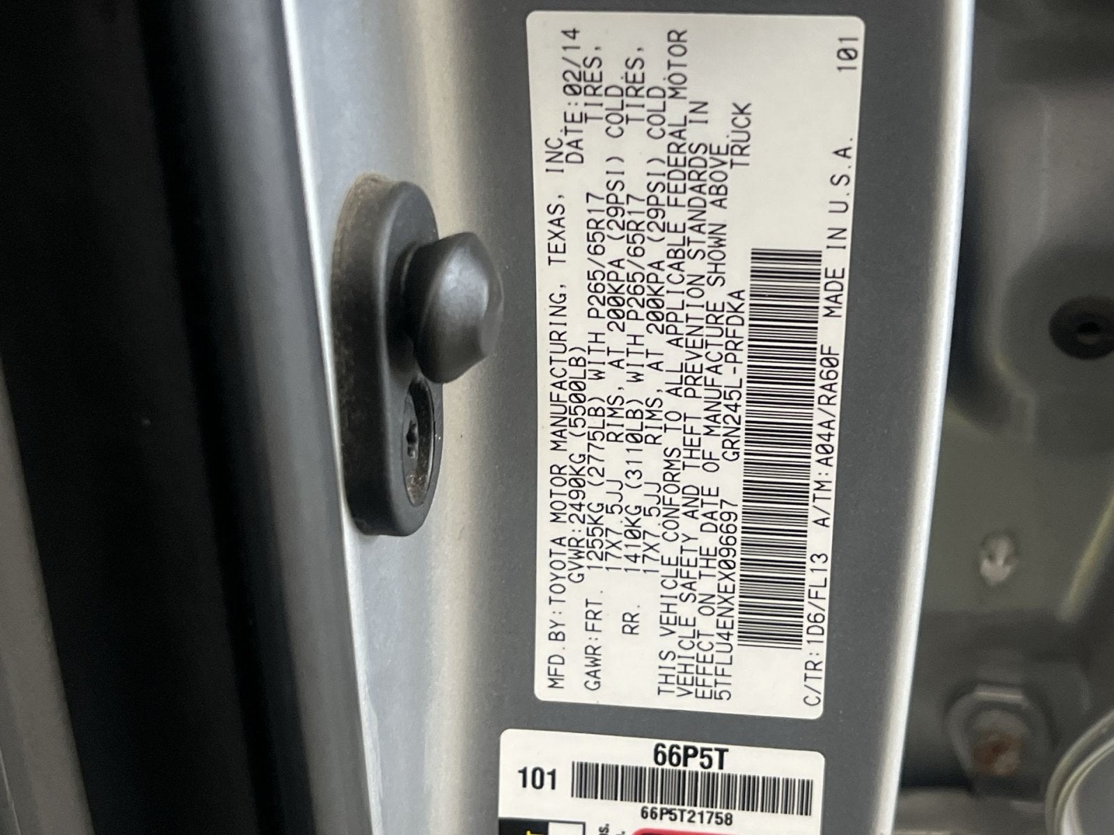 2014 Toyota Tacoma Base