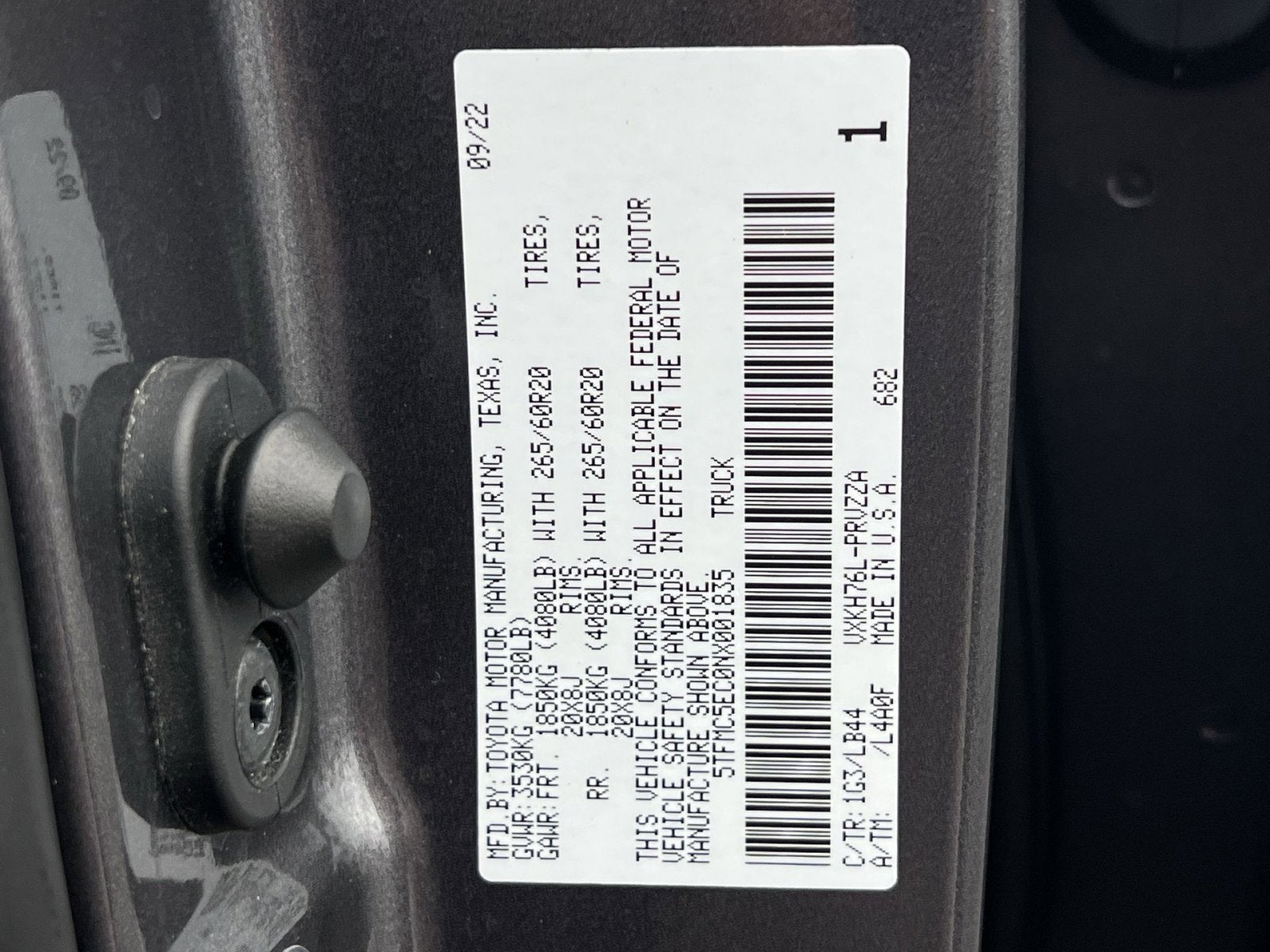 2022 Toyota Tundra Hybrid 1794 Edition