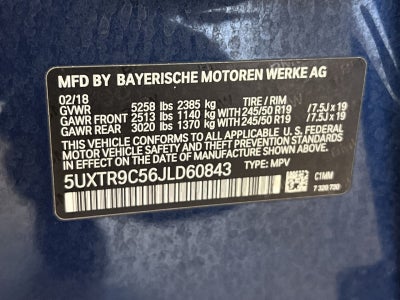 2018 BMW X3 xDrive30i