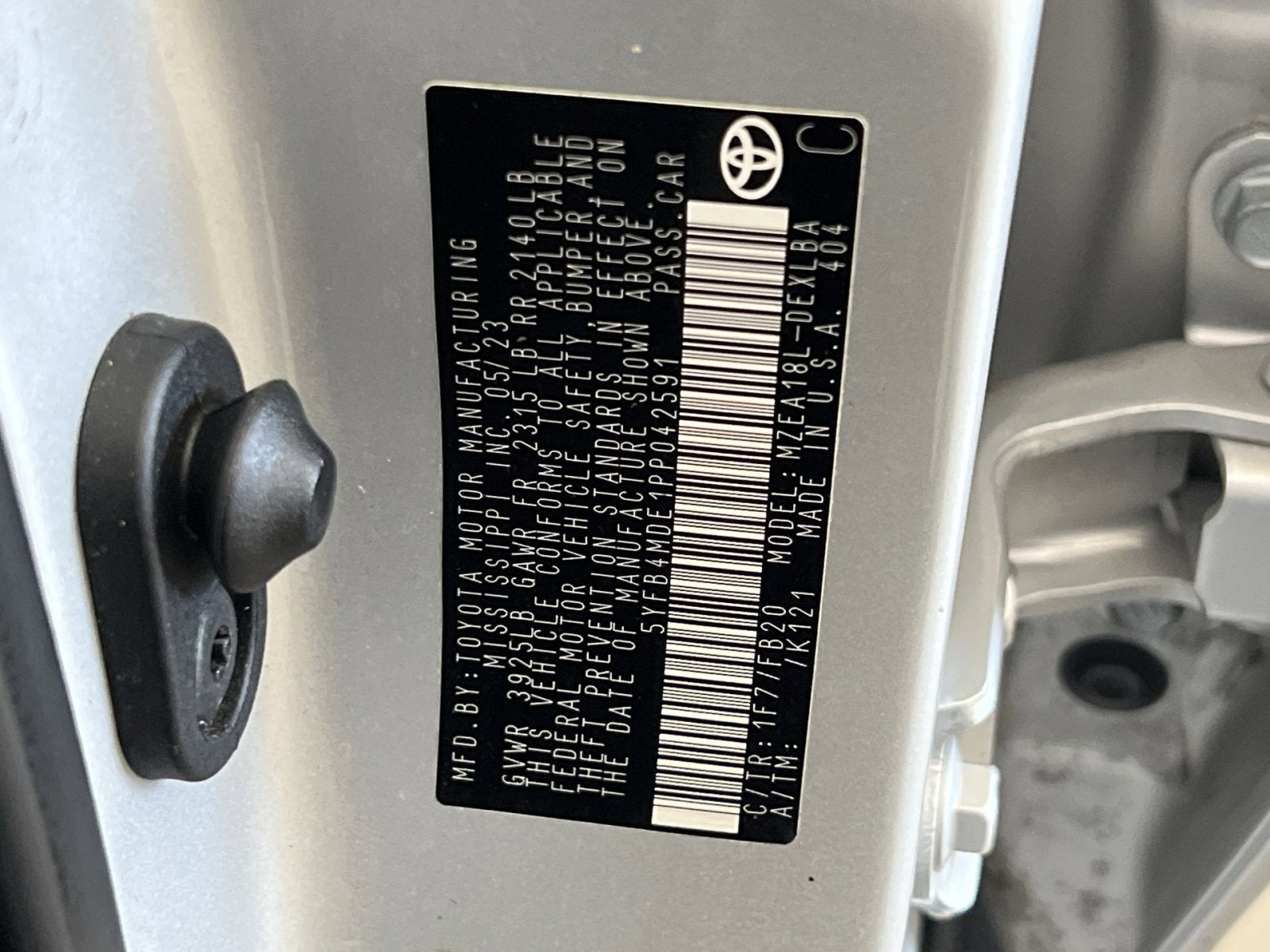 2023 Toyota Corolla LE