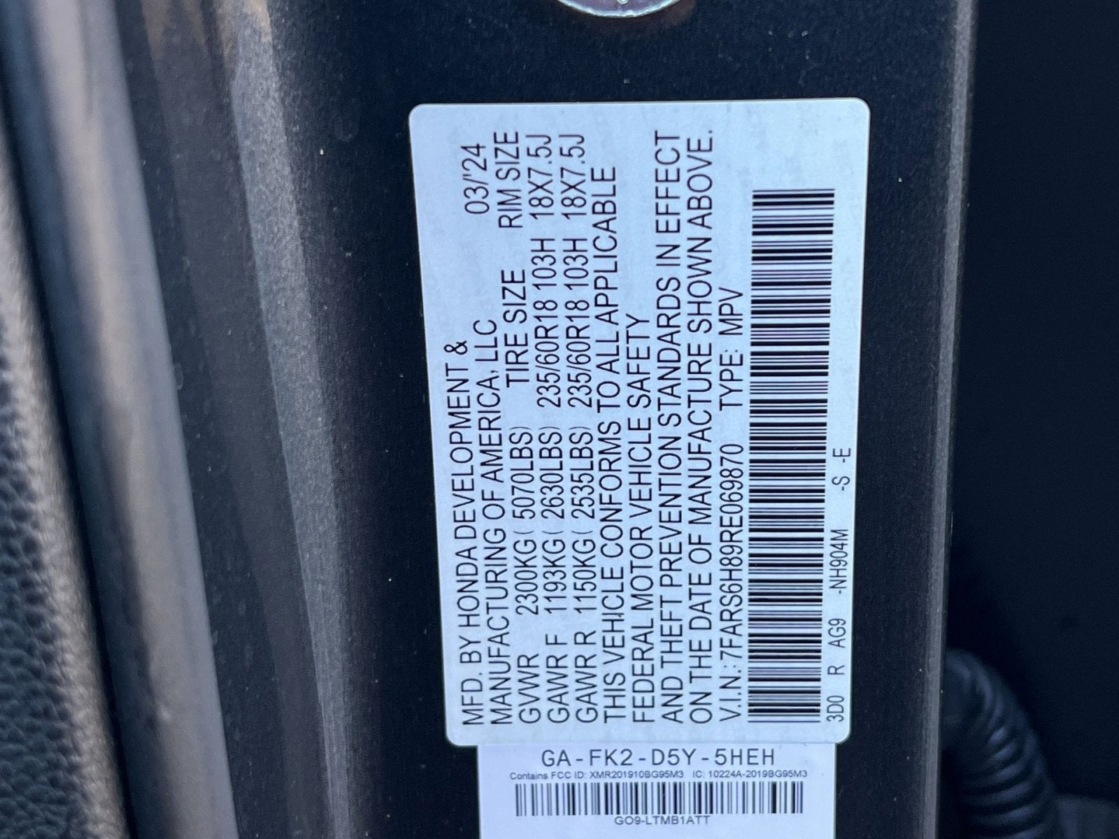 2024 Honda CR-V Hybrid Sport-L