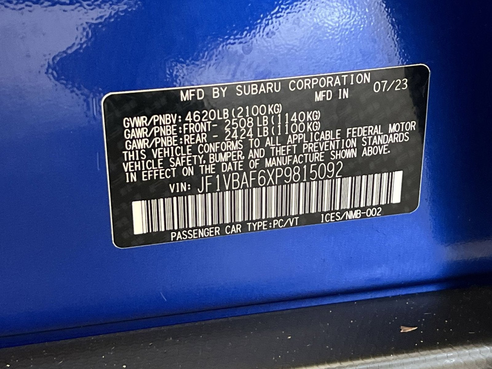 2023 Subaru WRX Premium