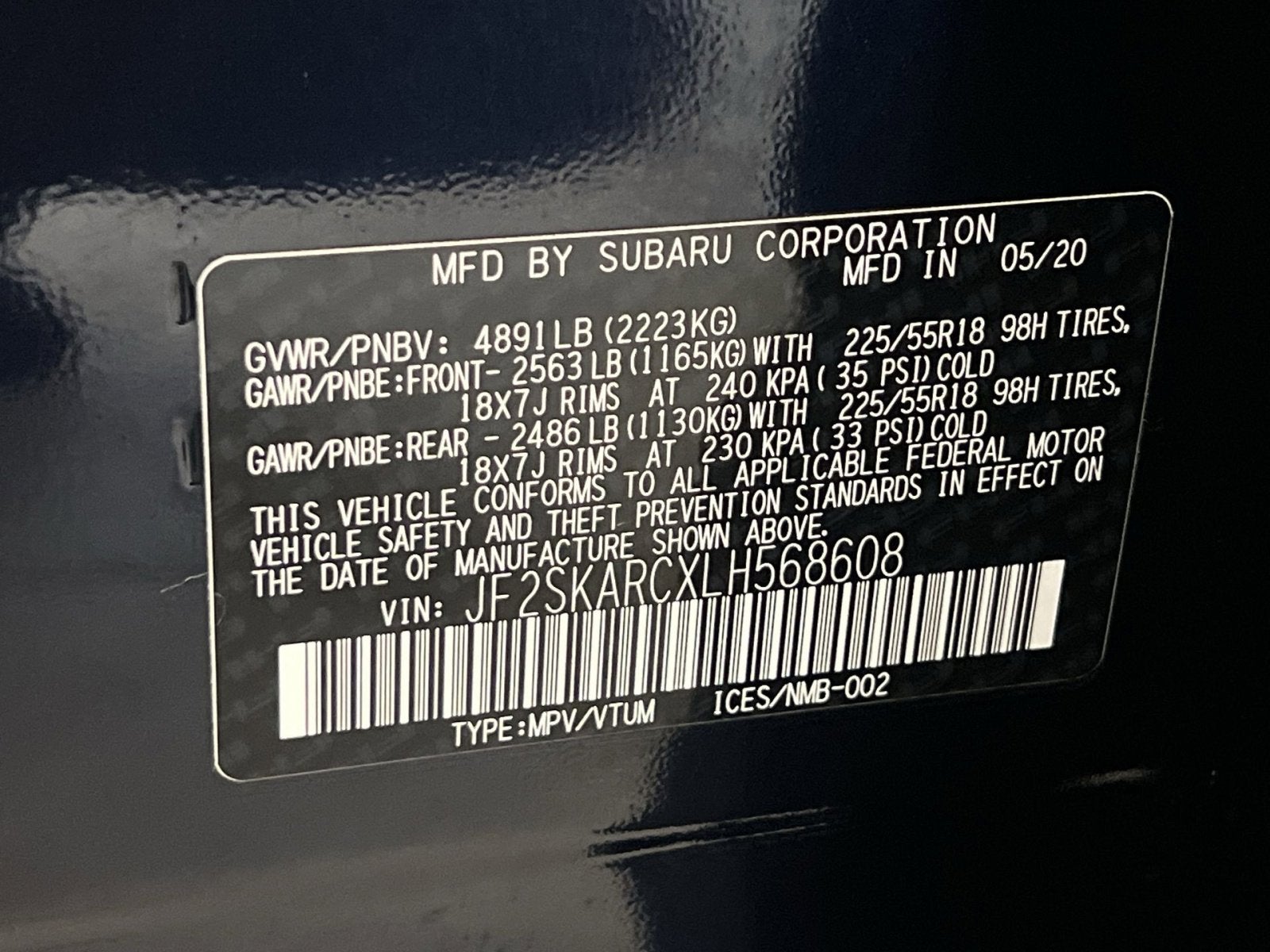 2020 Subaru Forester Sport