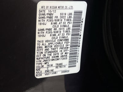 2013 INFINITI FX37 Base