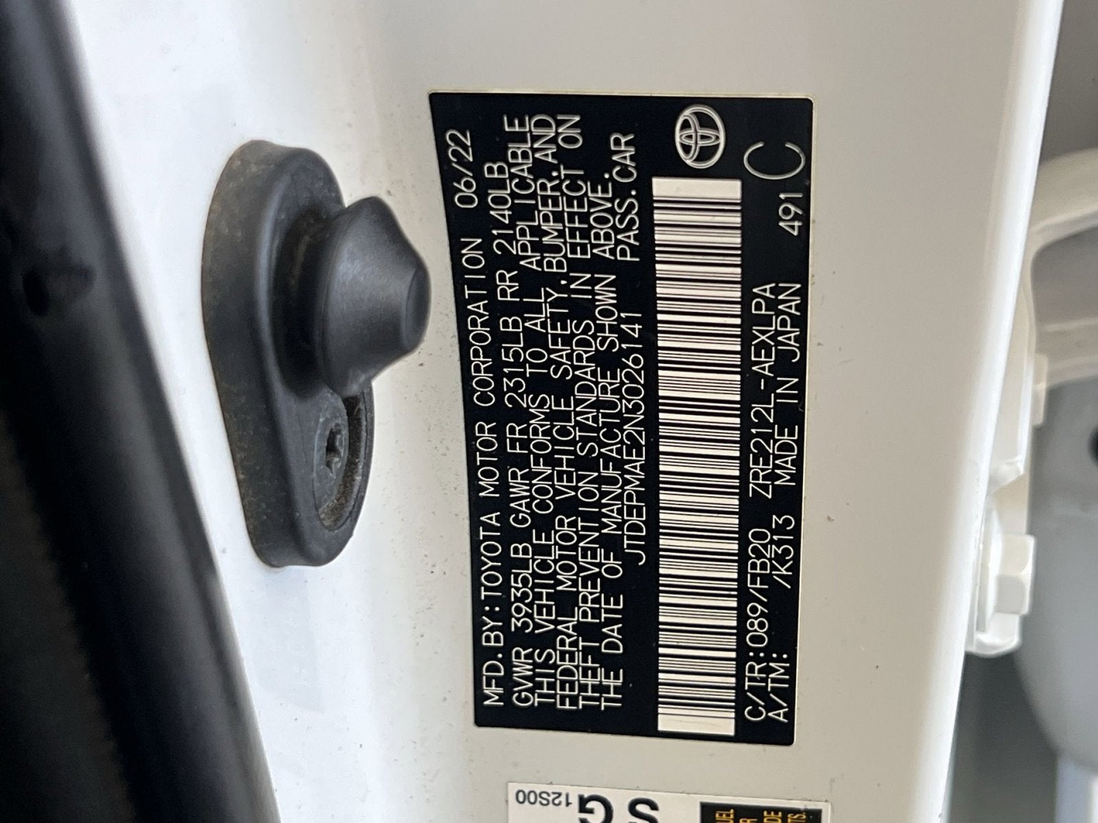 2022 Toyota Corolla LE