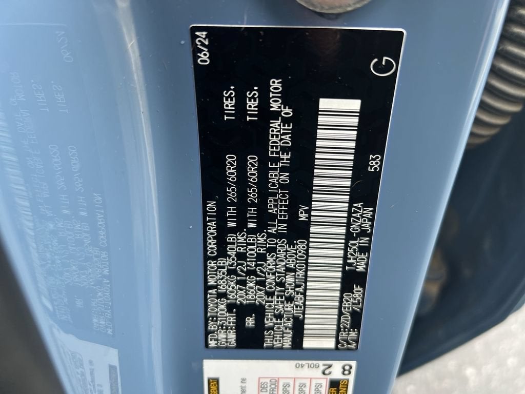2024 Toyota Land Cruiser Base