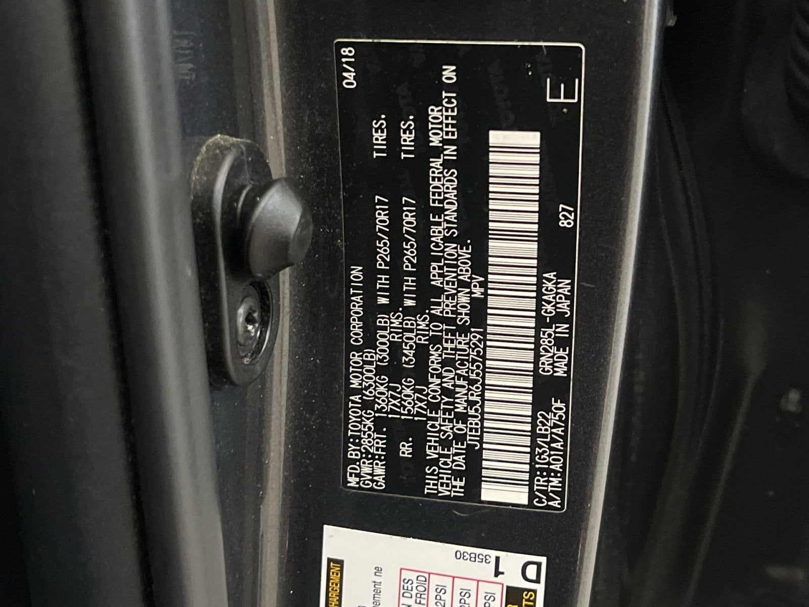 2018 Toyota 4Runner SR5 Premium