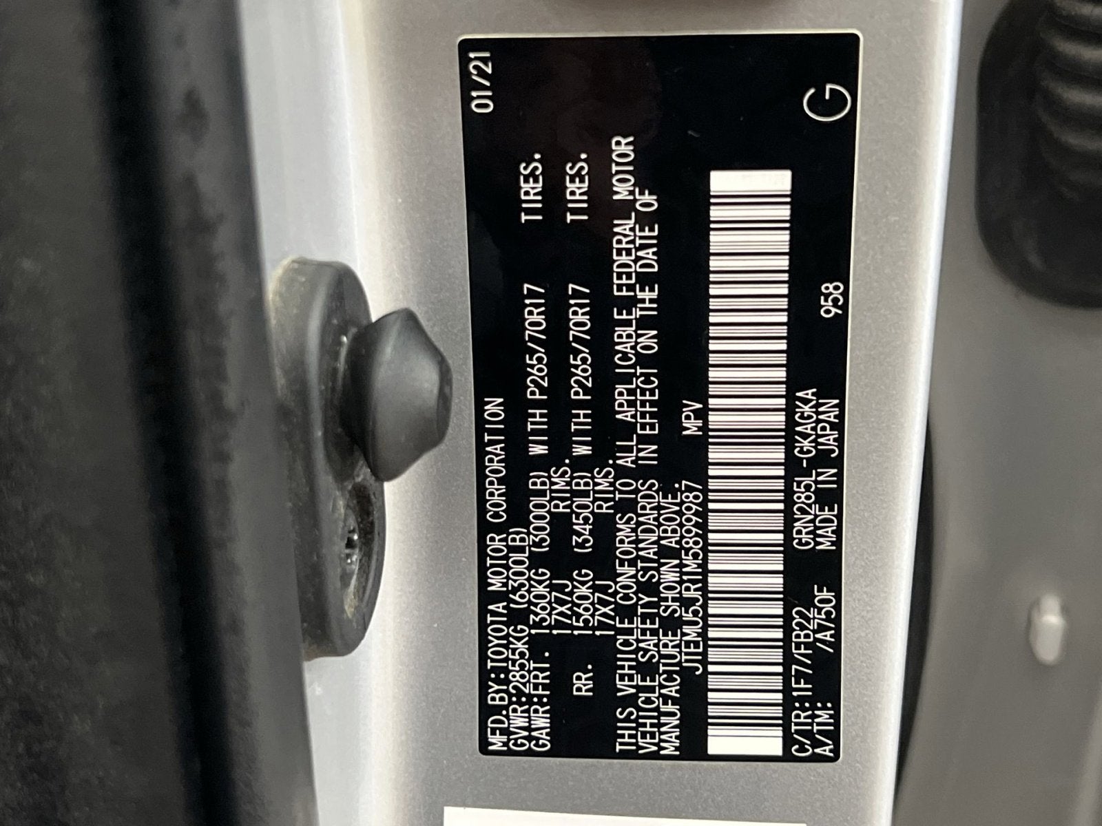 2021 Toyota 4Runner SR5