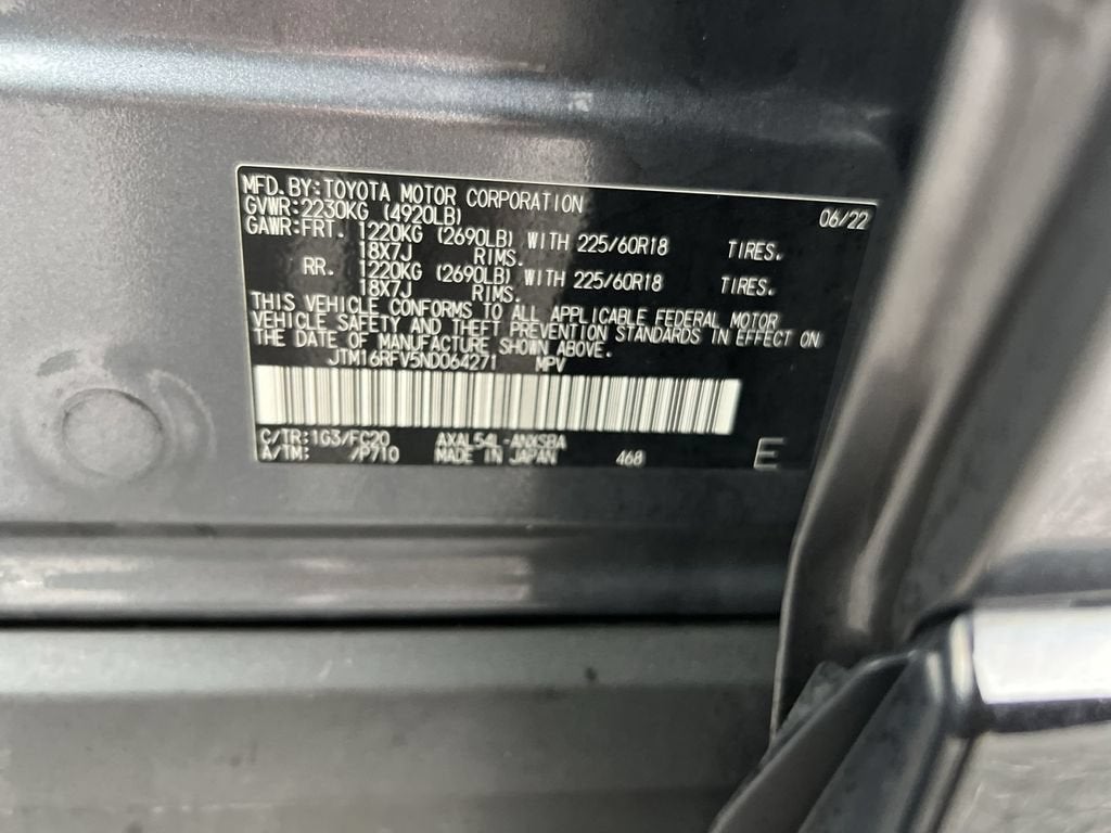 2022 Toyota RAV4 Hybrid SE