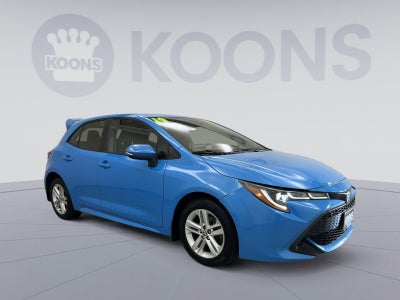 2019 Toyota Corolla Hatchback SE