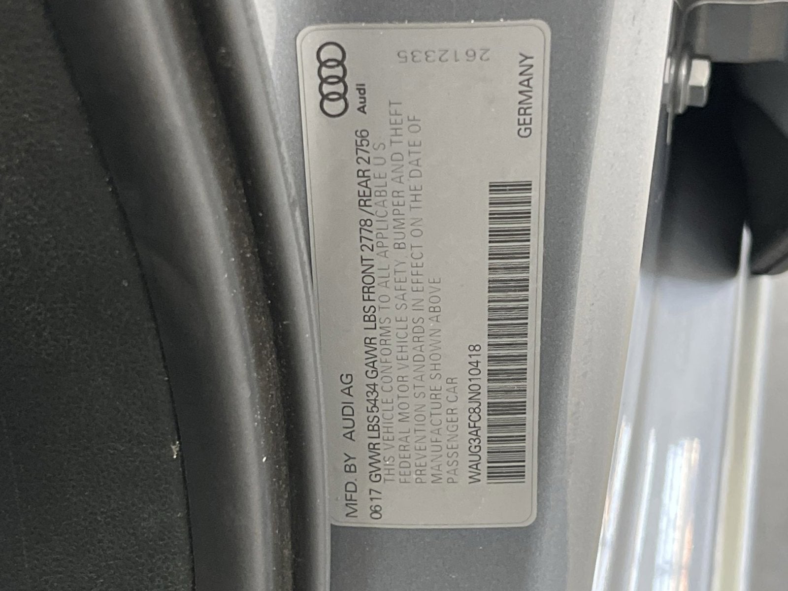 2018 Audi A6 3.0T Premium Plus