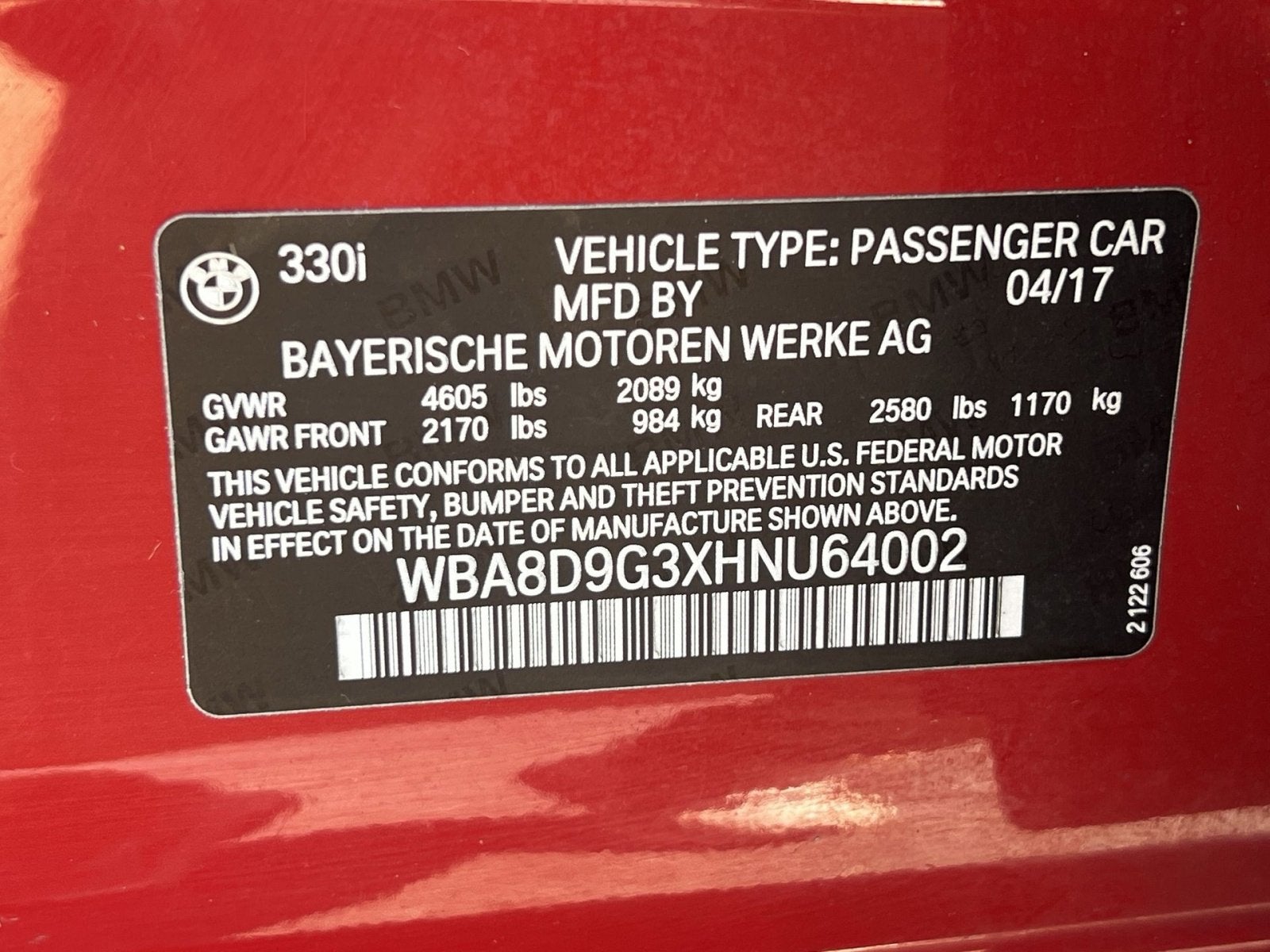 2017 BMW 3 Series 330i xDrive