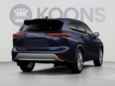 2026 Toyota Highlander Hybrid Hybrid Platinum