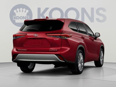 2026 Toyota Highlander Hybrid Hybrid Platinum