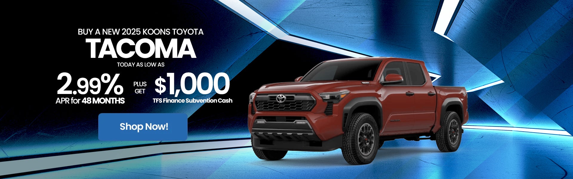2025 Toyota Tacoma APR Offer