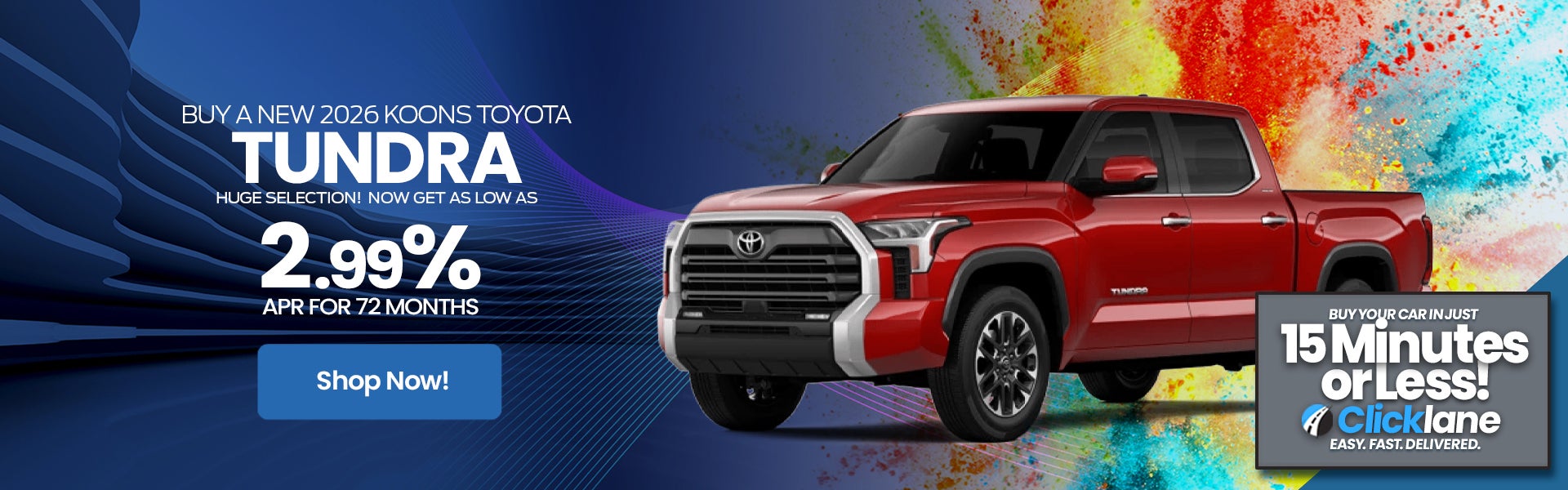 2026 Toyota Tundra APR Offer